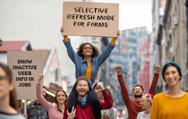 REQUESTS happy group of people holding blank banner during 2023 11 27 05 18 39 utc